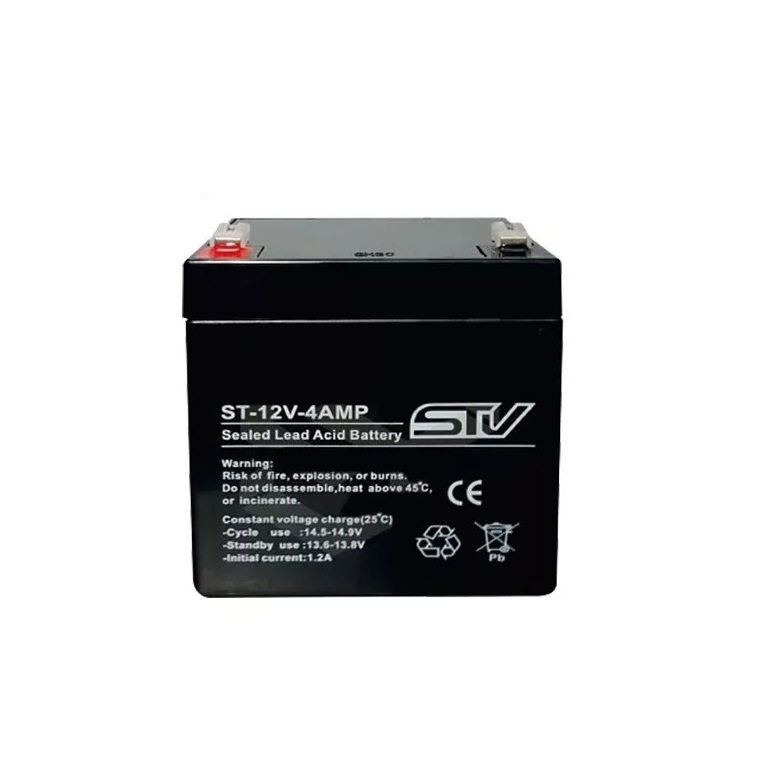 Bateria Recargable 12Vdc 4Amp STV