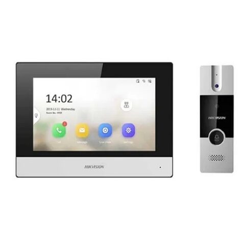 Kit de video portero hibrido DS-KB2411T-IM + patalla IP DS-KH6320-WTDE1