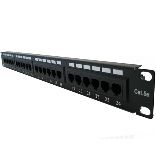 Patch Panel Cat5E 24 Puertos