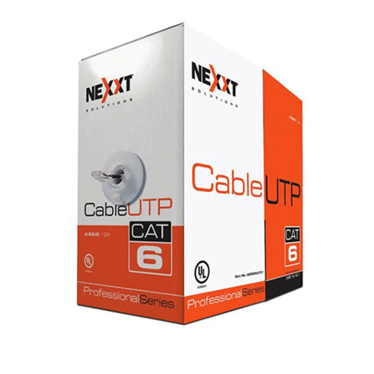 Rollo de cable UTP cat 6e interior 100 mts