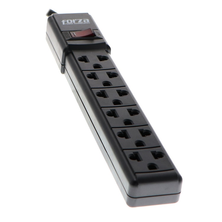 Regleta 6 Tomas Con Conexión A Tierra Forza