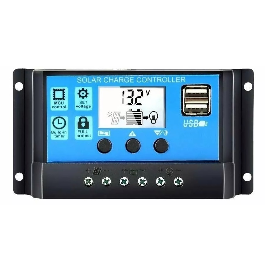 Controlador Para Cargador Solar 12V/24V 20A