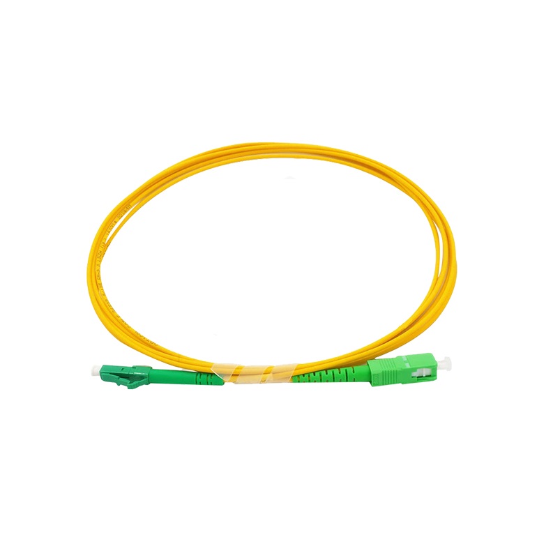 Cable Patchcord fibra óptica LC/APC - SC/APC, G.652D Monomodo,