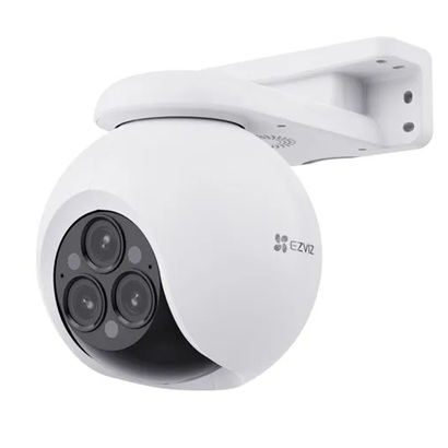 Cámara H80F 2K pantilt exterior, zoom mixto 12x, triple lente color night vision