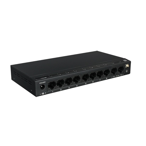 Switch 8 Puertos 10/100Mb Poe+2Uplink 10/100/1000Mb
