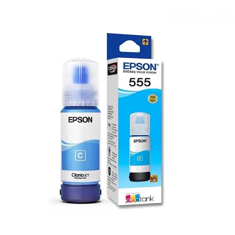 Epson T555 - Cián - original Tinta