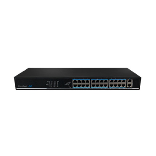 Switch 24 Puertos 10/100Mb Poe + 2 Uplink 10/100/1000Mb 225W