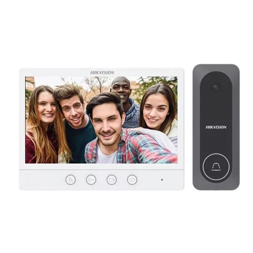 Kit Video Portero Ds-Kb2411-Im+Ds-Kh2220 Analogo Pantalla Colores 7